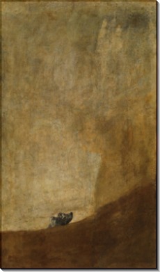 Собака (черные картины) - Гойя, Франсиско Хосе де