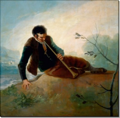 Пастух, играющий на дудке - Гойя, Франсиско Хосе де