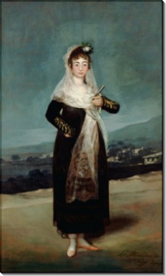 Портрет маркизы де Сантьяго - Гойя, Франсиско Хосе де