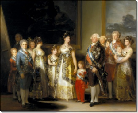 Портрет семьи Карла IV - Гойя, Франсиско Хосе де