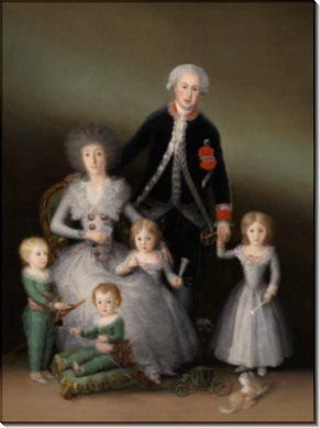 Портрет семейства герцога и герцогини Осуна - Гойя, Франсиско Хосе де