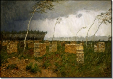 Буря. Дождь. 1899 - Левитан, Исаак Ильич