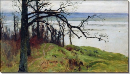 Волга с высокого берега (Сура с высокого берега). 1887 - Левитан, Исаак Ильич