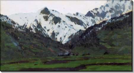 В Альпах весной. 1897 - Левитан, Исаак Ильич