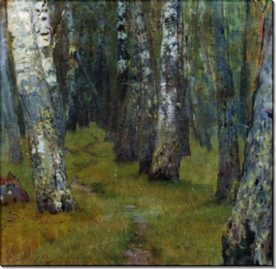 Березы. Опушка леса. 1880-90 - Левитан, Исаак Ильич