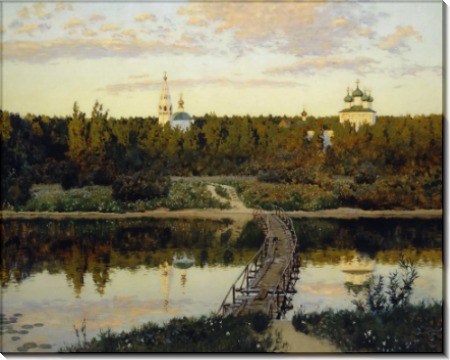 Тихая обитель. 1890 - Левитан, Исаак Ильич