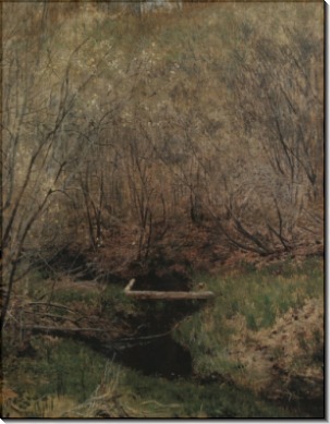 Весной в лесу. 1882 - Левитан, Исаак Ильич