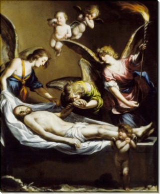 Мертвый Христос и оплакивающие ангелы - Кастильо, Антонио дель