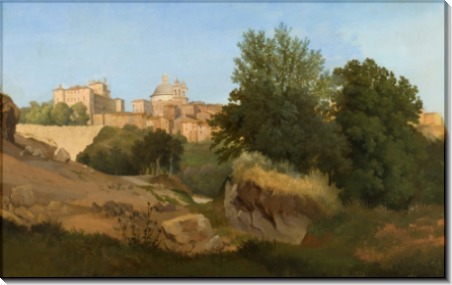 Пейзаж с видом на Ариччу - Палм, Густав Вильгельм