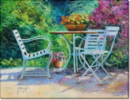 Столик в саду - Жаньячик, Жан-Марк (20 век)