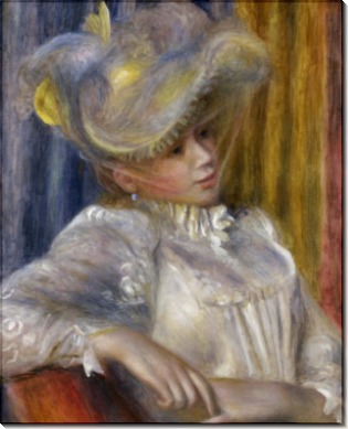 Женщина в шляпе - Ренуар, Пьер Огюст