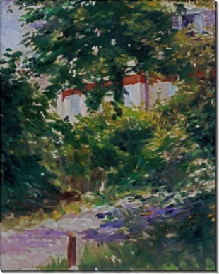 Сад вокруг дома художника в Рёе - Мане, Эдуард