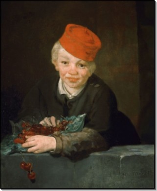 Картина «Мальчик с вишнями» - Мане, Эдуард