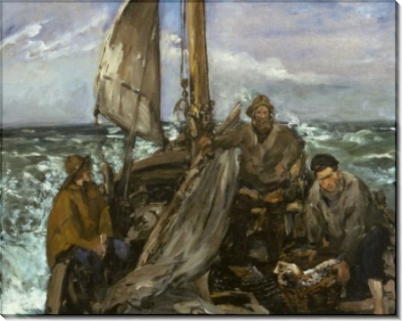 Рыбаки в море - Мане, Эдуард