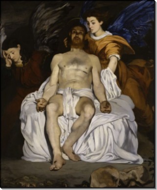 Мертвый Христос с ангелами - Мане, Эдуард