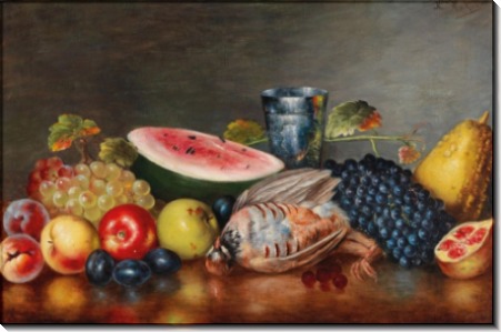 Натюрморт с фруктами и фазаном - Вокос, Николаос