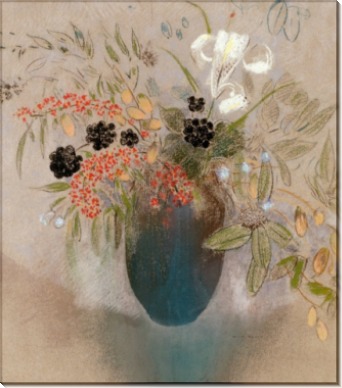 Цветы в вазе - Редон, Одилон