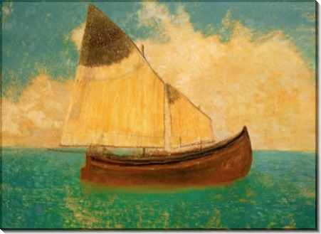 Лодка с желтыми парусами - Редон, Одилон