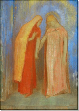 Встреча Марии и Елизаветы - Редон, Одилон