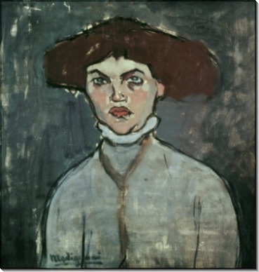 Портрет молодой женщины - Модильяни, Амадео