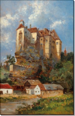Пейзаж с замком Рабс - Хорман, Теодор фон