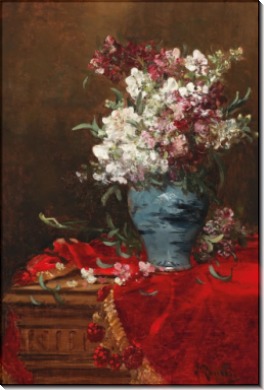 Натюрморт с цветами в вазе - Руби, Альфред