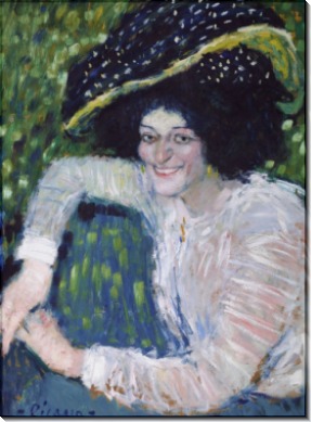 Портрет улыбающейся дамы - Пикассо, Пабло