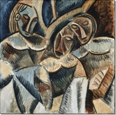 Три фигуры под деревом - Пикассо, Пабло