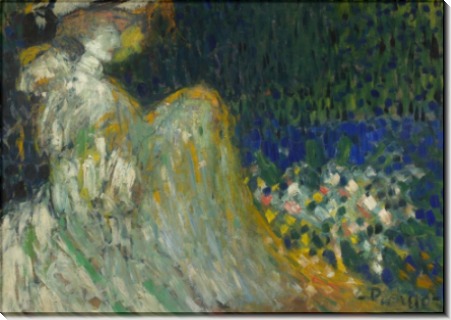 Женщина в саду - Пикассо, Пабло