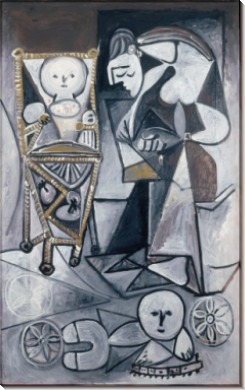 Рисующая женщина - Пикассо, Пабло
