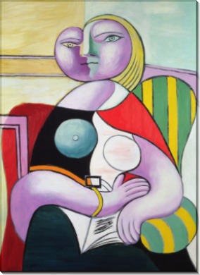 Женщина с книгой - Пикассо, Пабло
