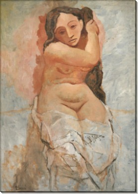 Женщина, заплетающая свои волосы - Пикассо, Пабло