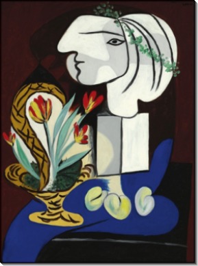 Натюрморт с тюльпанами - Пикассо, Пабло