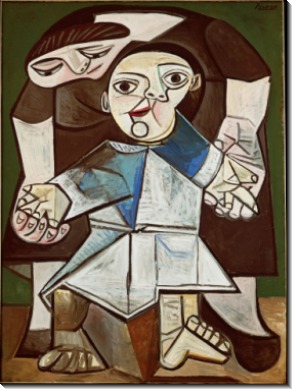 Мать с ребенком (Первые шаги) - Пикассо, Пабло