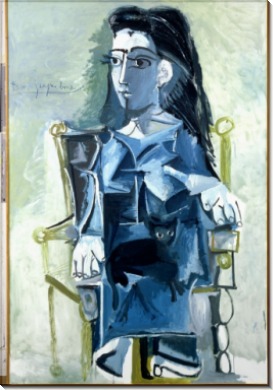 Жаклин, сидящая в кресле - Пикассо, Пабло