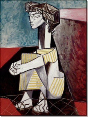 Портрет Жаклины со сложенными руками - Пикассо, Пабло
