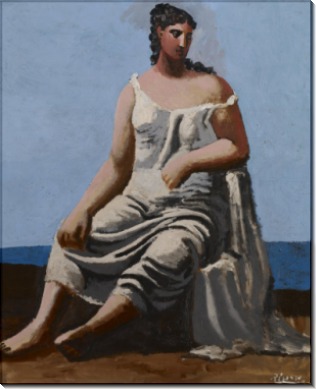 Женщина у моря - Пикассо, Пабло