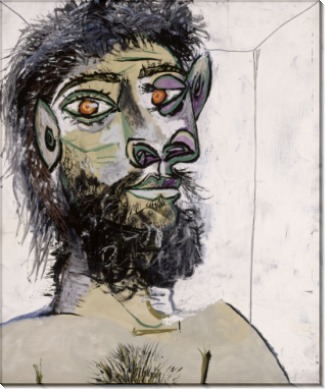 Портрет бородатого мужчины - Пикассо, Пабло
