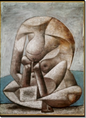 Сидящая женщина с книгой - Пикассо, Пабло