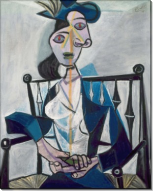 Женщина в кресле - Пикассо, Пабло