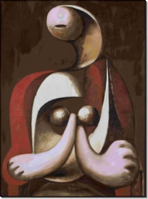 Женщина в красном кресле - Пикассо, Пабло