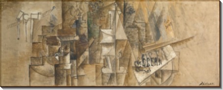 Натюрморт с трубкой - Пикассо, Пабло