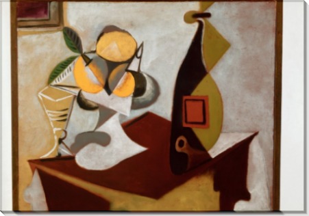 Натюрморт с лимоном и апельсинами - Пикассо, Пабло