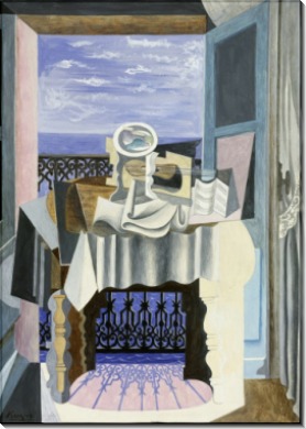 Натюрморт у окна - Пикассо, Пабло