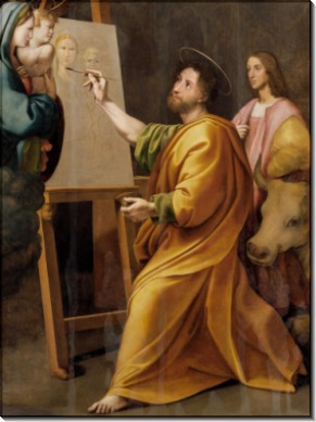 Святой Лука, рисующий Мадонну - Рафаэль, Санти