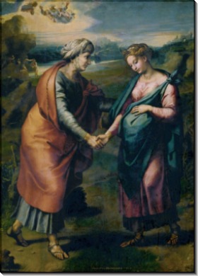Встреча Марии и Елизаветы - Рафаэль, Санти