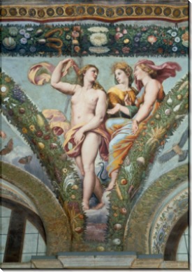 Венера с Юноной и Церерой. Вилла Фарнезина, Рим - Рафаэль, Санти