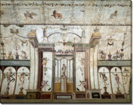 Фрески в лоджии кардинала Бибиены, Ватикан - Рафаэль, Санти