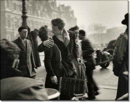 Поцелуй, Отель-де-Виль, 1950 - Дуано, Робер