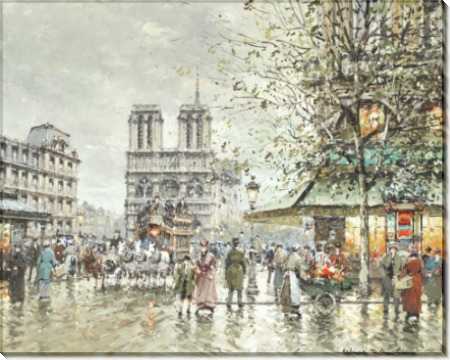 Площадь Сен-Мишель, Собор Парижской Богоматери - Бланшар, Антуан